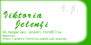 viktoria jelenfi business card